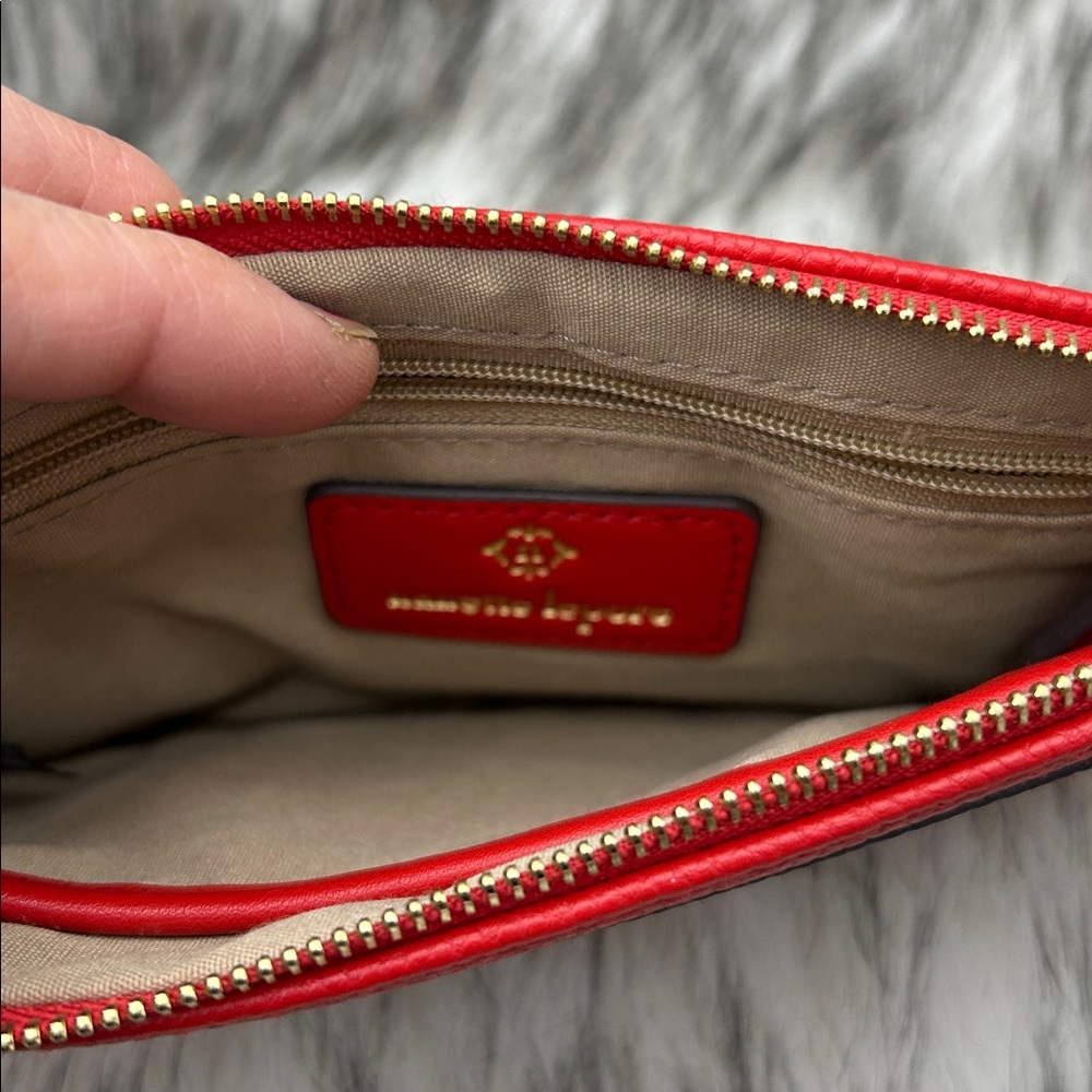 Nanette Lepore Vibrant Red Wristlet - Picture 7 of 11